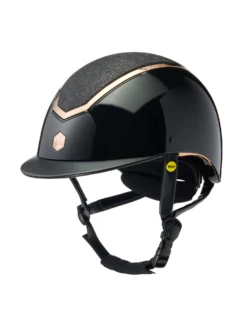 Charles Owen Kylo Sparkly Helmet Black Gloss/Rose Gold -Maximilian Store 1 4ac4c684 8e0f 4c58 a4ab 7e03a03e359b
