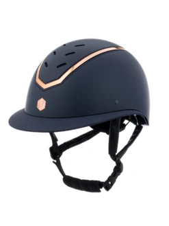 Charles Owen Kylo Helmet Navy Matte/Rose Gold