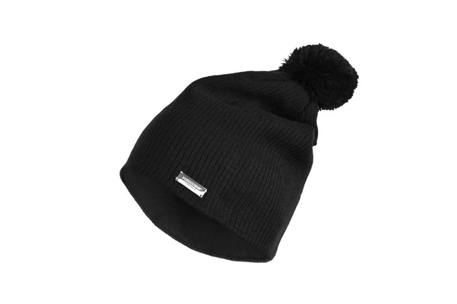 Equestrian Stockholm Beanie Black Silver 1 Equestrian Stockholm Beanie Black Silver