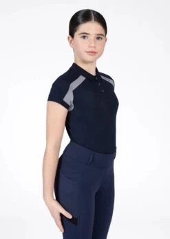 Maximilian Young Rider Aveen Polo Shirt Navy/Grey 8 Maximilian Young Rider Aveen Polo Shirt Navy/Grey -Maximilian Store 3A1A1303