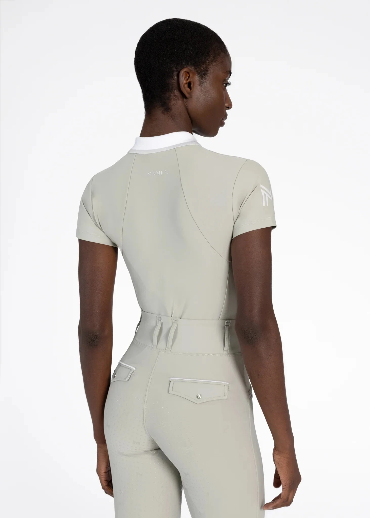 Maximilian Concept Short Sleeve Polo Shirt Laurel 3 Maximilian Concept Short Sleeve Polo Shirt Laurel - Image 3