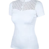 Equestrian Stockholm Crystal Champion Short-Sleeve Top White