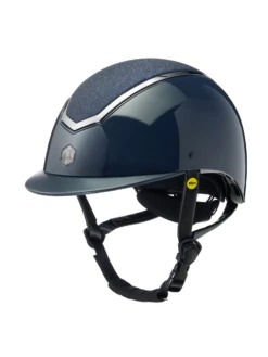 Charles Owen Kylo Sparkly Helmet Navy Gloss/Pewter -Maximilian Store 5 35896838 bfd9 483b b003 e09320b00e91