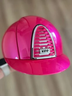 KEP Cromo 2.0 Helmet Metal Cerise - Chrome Frame