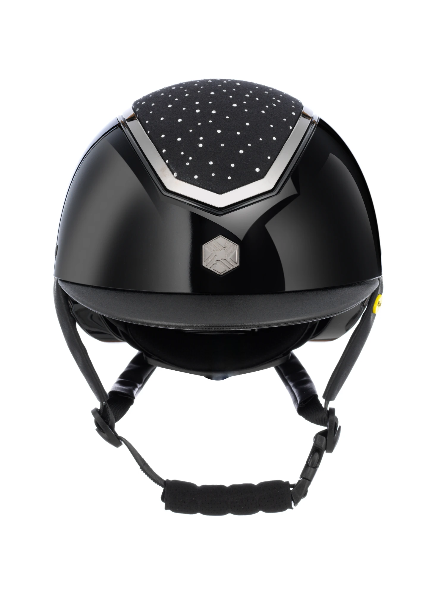 Charles Owen Kylo Crystal Helmet Black Gloss/Silver 7 Charles Owen Kylo Crystal Helmet Black Gloss/Silver - Image 7