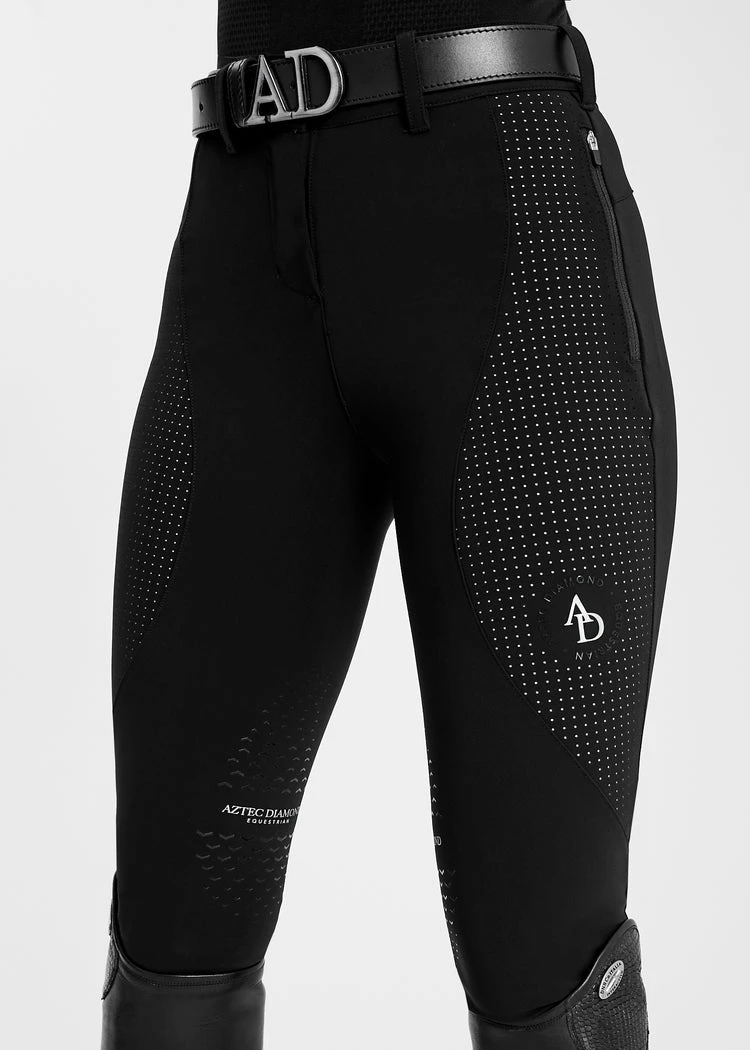 Aztec Diamond Performance Breeches Black 2 Aztec Diamond Performance Breeches Black - Image 2