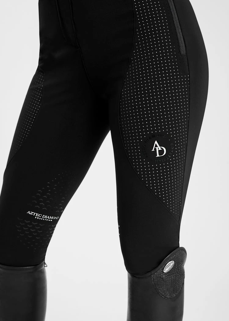 Aztec Diamond Performance Breeches Black 3 Aztec Diamond Performance Breeches Black - Image 3