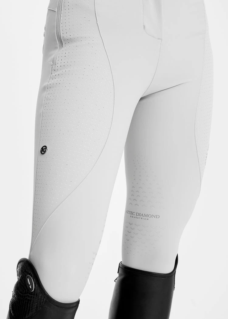 Aztec Diamond Performance Breeches Grey 3 Aztec Diamond Performance Breeches Grey - Image 3