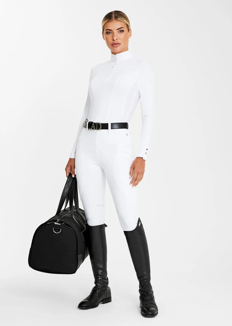 Aztec Diamond Performance Breeches White 2 Aztec Diamond Performance Breeches White - Image 2