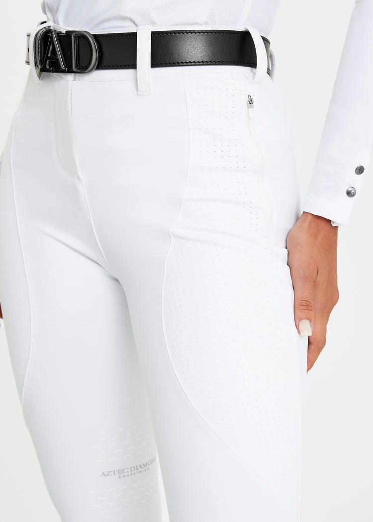 Aztec Diamond Performance Breeches White 5 Aztec Diamond Performance Breeches White - Image 5