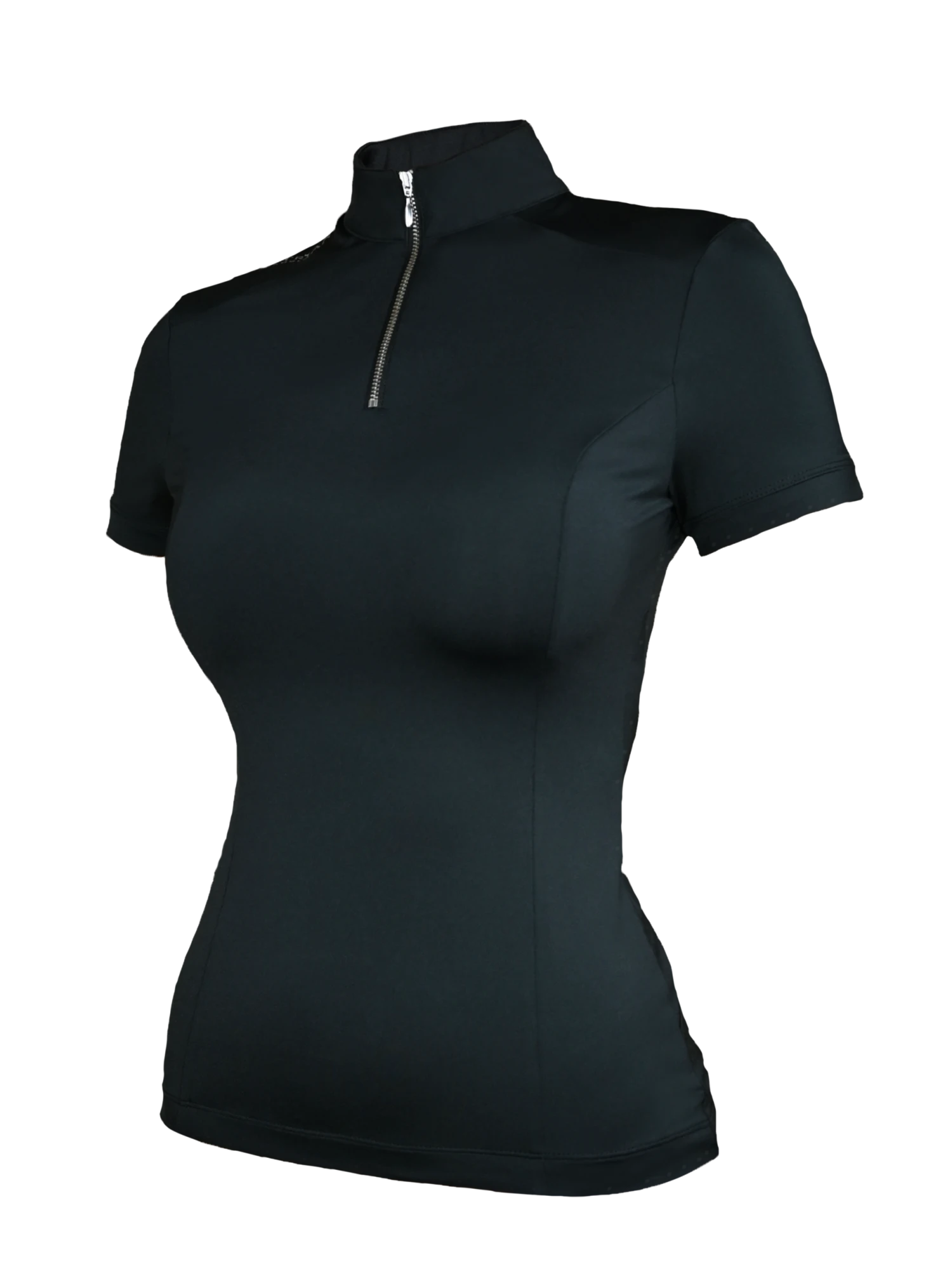 Equestrian Stockholm UV Protection Short-Sleeve Base Layer Black Edition 2 Equestrian Stockholm UV Protection Short-Sleeve Base Layer Black Edition - Image 2