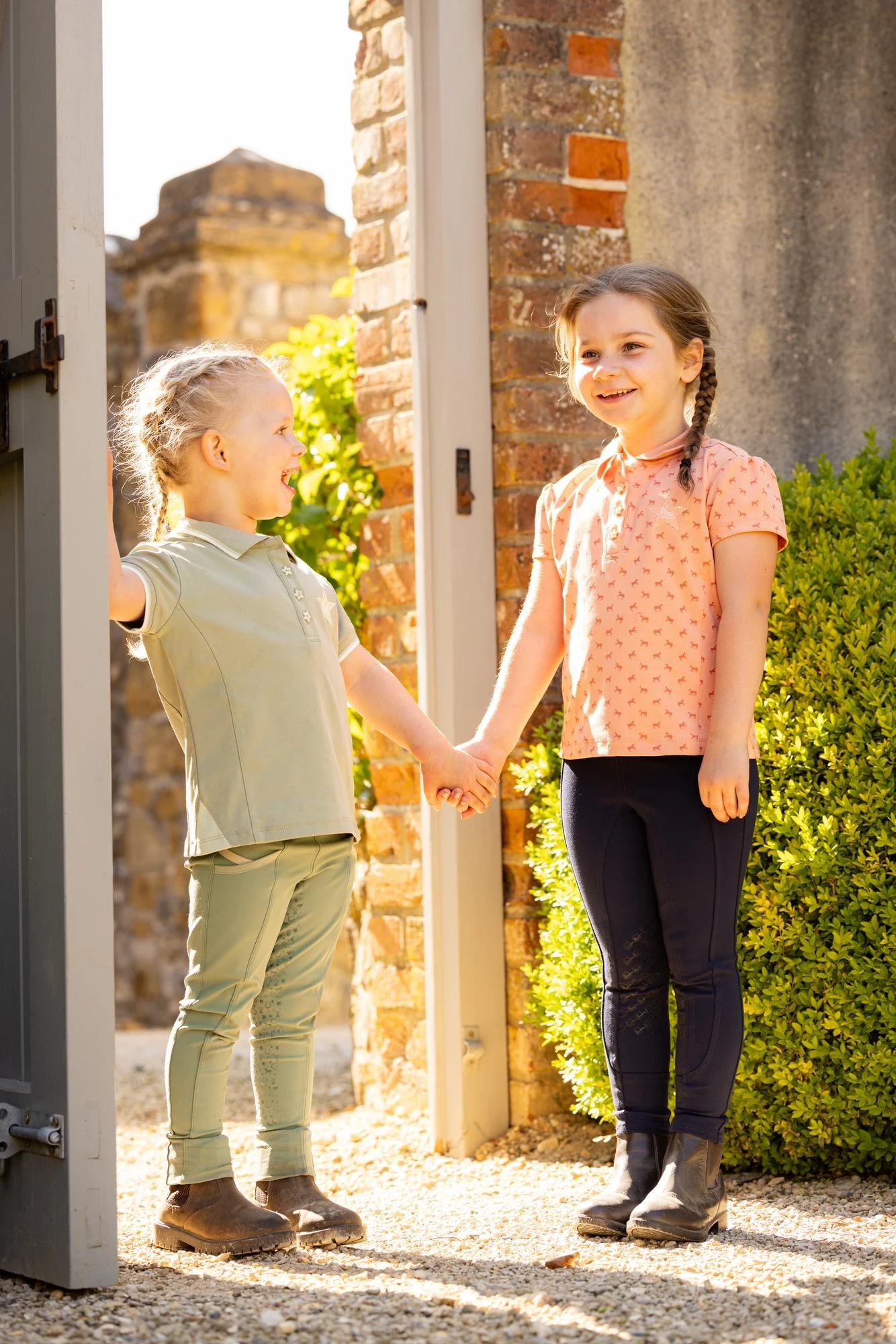 LeMieux Mini Polo Shirt Sherbet 5 LeMieux Mini Polo Shirt Sherbet - Image 5