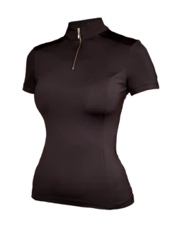 Equestrian Stockholm UV Protection Short-Sleeve Base Layer Golden Brown