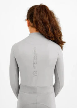 Aztec Diamond Young Rider Long Sleeve Base Layer Grey 5 Aztec Diamond Young Rider Long Sleeve Base Layer Grey -Maximilian Store Grey Base Layer 2163