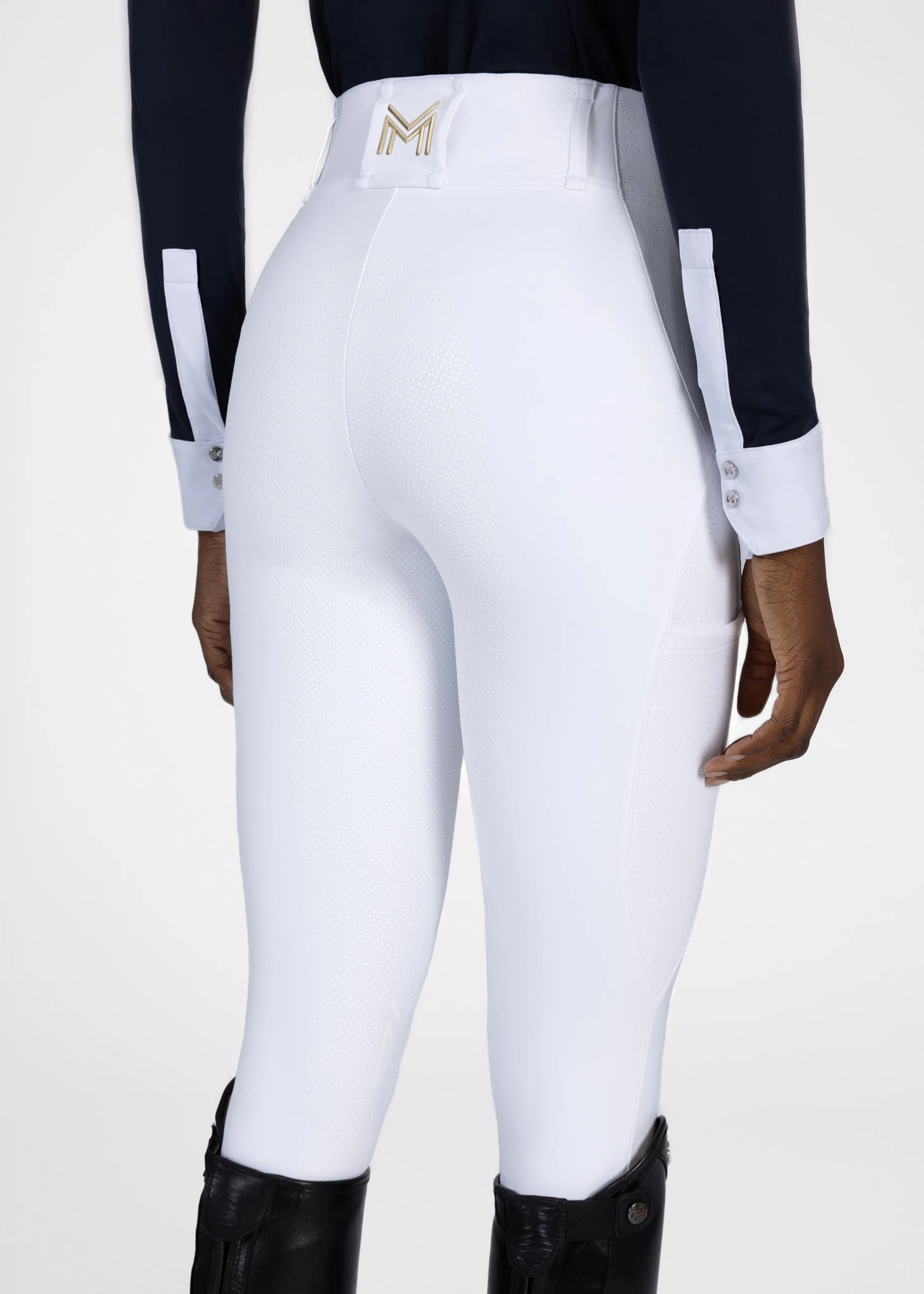 Maximilian Aero Breeches White/Gold 4 Maximilian Aero Breeches White/Gold - Image 4
