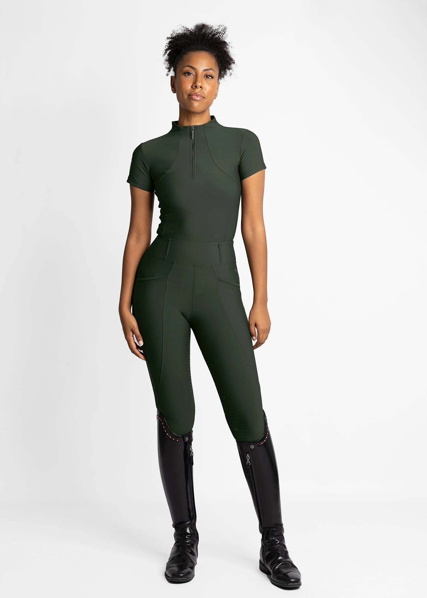 Maximilian Short Sleeve Base Layer Hunter Green 6 Maximilian Short Sleeve Base Layer Hunter Green - Image 6