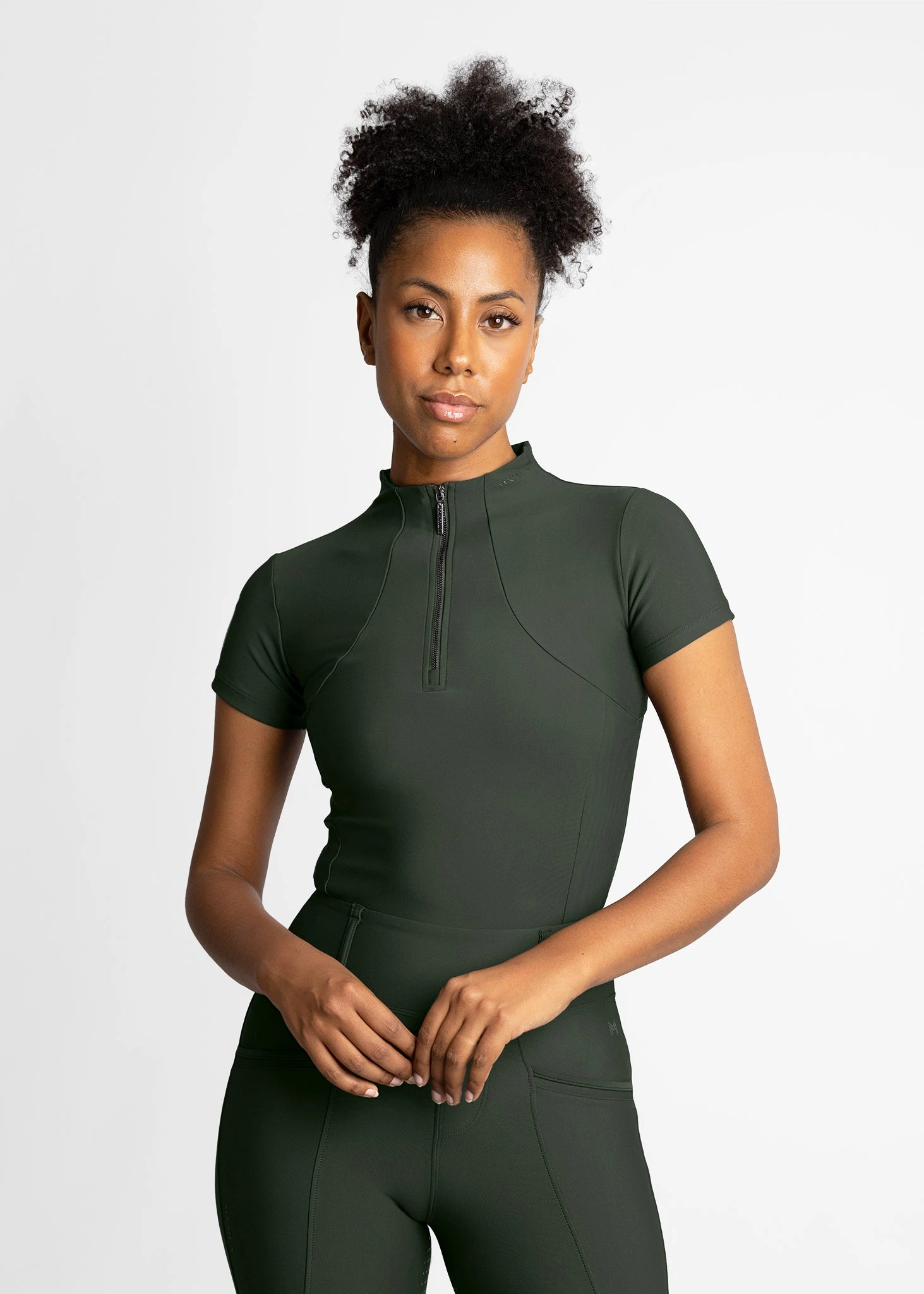 Maximilian Short Sleeve Base Layer Hunter Green 1 Maximilian Short Sleeve Base Layer Hunter Green