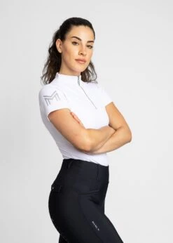 Maximilian Short Sleeve Base Layer White/Silver -Maximilian Store IMG 2028