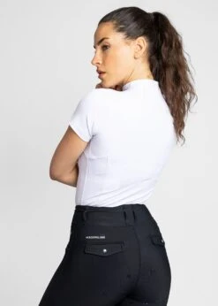 Maximilian Short Sleeve Base Layer White/Silver -Maximilian Store IMG 2030