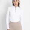 Maximilian Long Sleeve Base Layer White/Silver