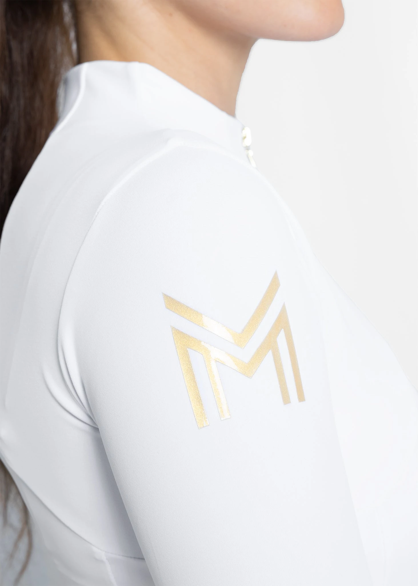 Maximilian Long Sleeve Base Layer White/Silver 4 Maximilian Long Sleeve Base Layer White/Silver - Image 4