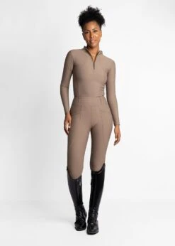 Maximilian Long Sleeve Base Layer Nougat 11 Maximilian Long Sleeve Base Layer Nougat -Maximilian Store IMG 2126