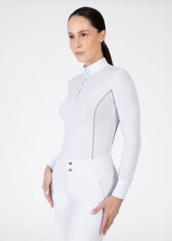 Maximilian Nova Long Sleeve Show Shirt White