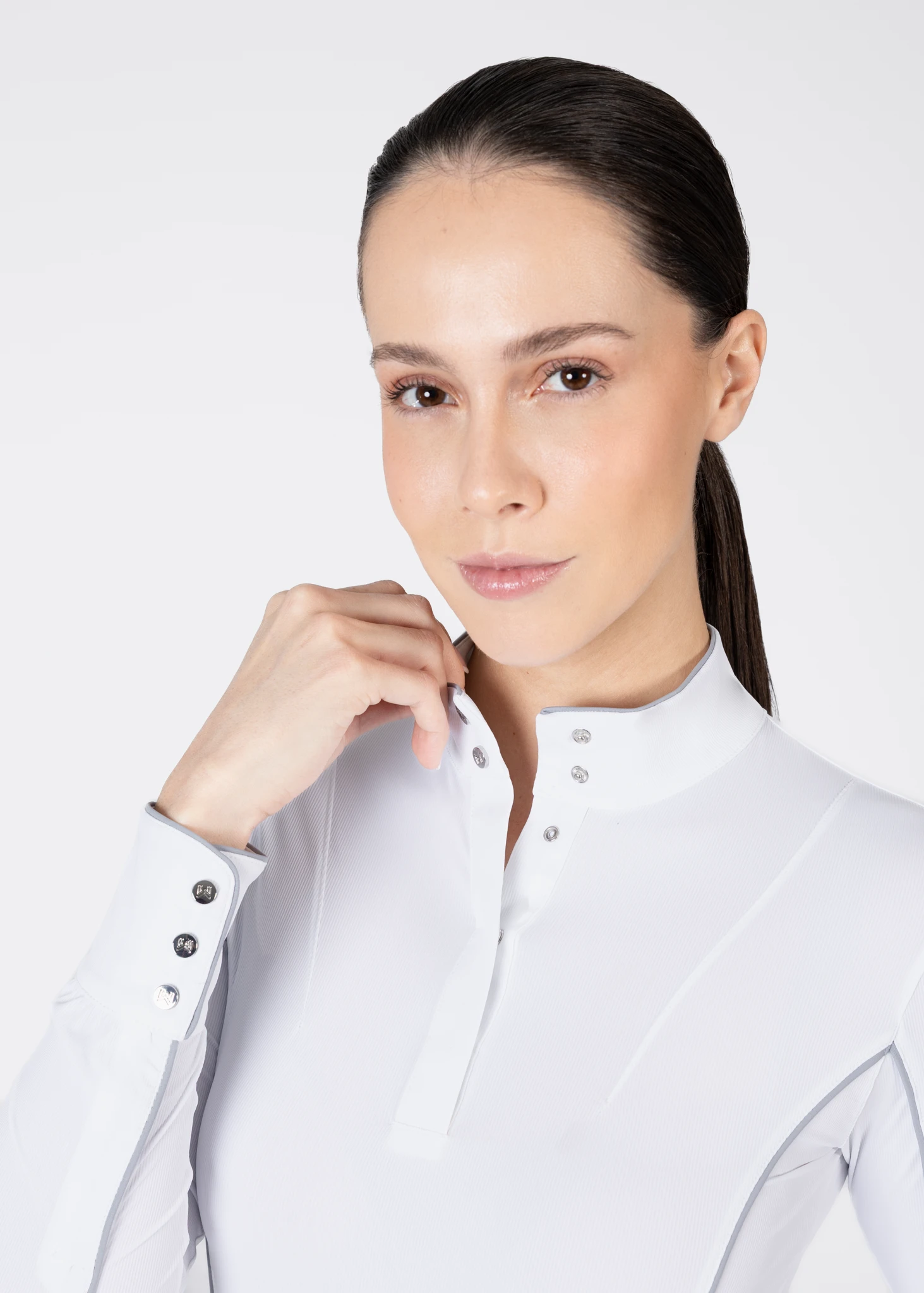 Maximilian Nova Long Sleeve Show Shirt White 2 Maximilian Nova Long Sleeve Show Shirt White - Image 2