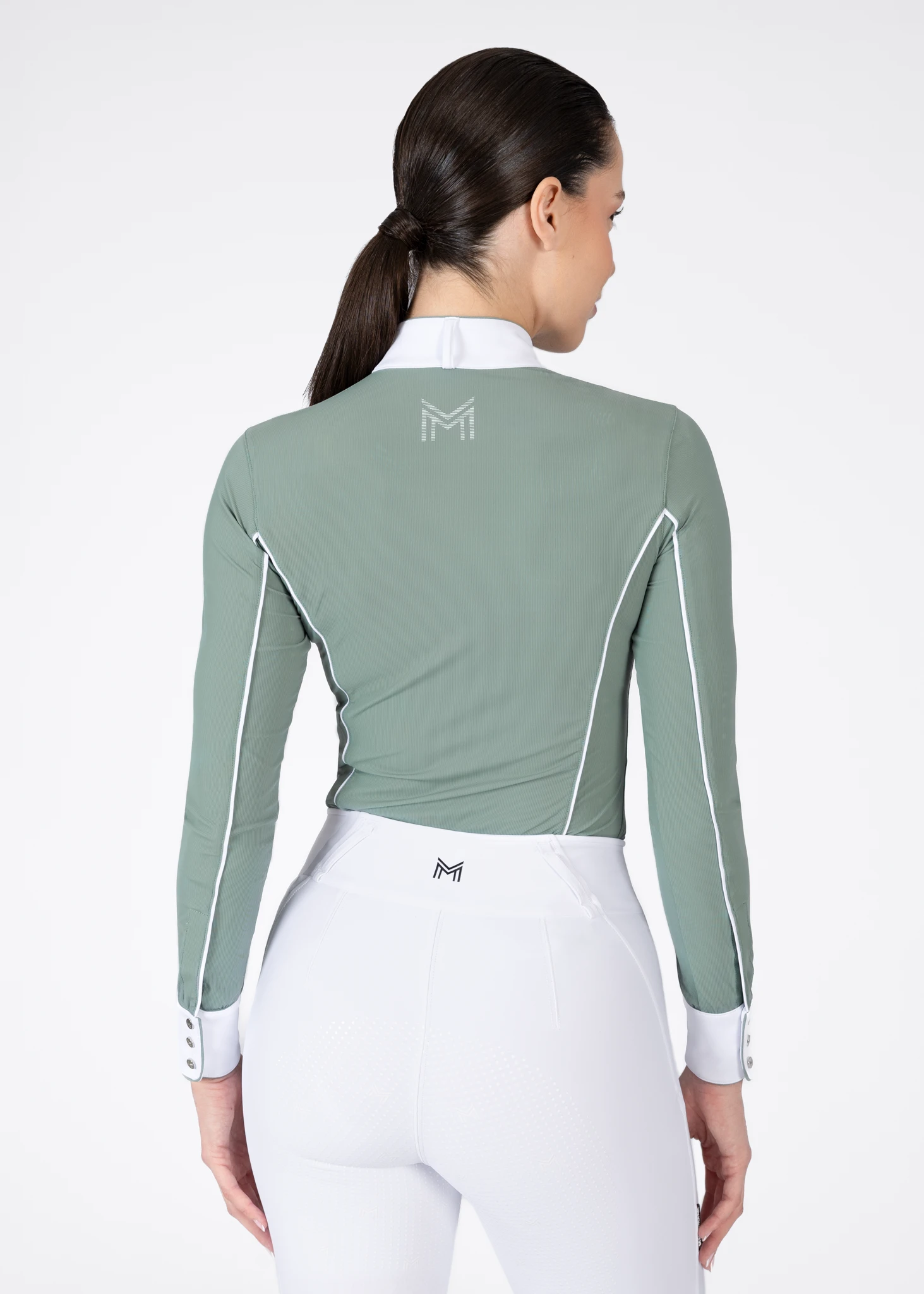 Maximilian Nova Long Sleeve Show Shirt Mint 2 Maximilian Nova Long Sleeve Show Shirt Mint - Image 2