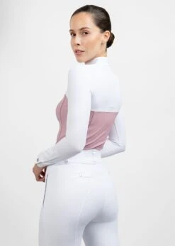 Maximilian Era Long Sleeve Show Shirt Mauve -Maximilian Store IMG 2176