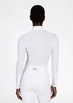 Maximilian Aira Long Sleeve Show Shirt White 6 Maximilian Aira Long Sleeve Show Shirt White -Maximilian Store IMG 2195