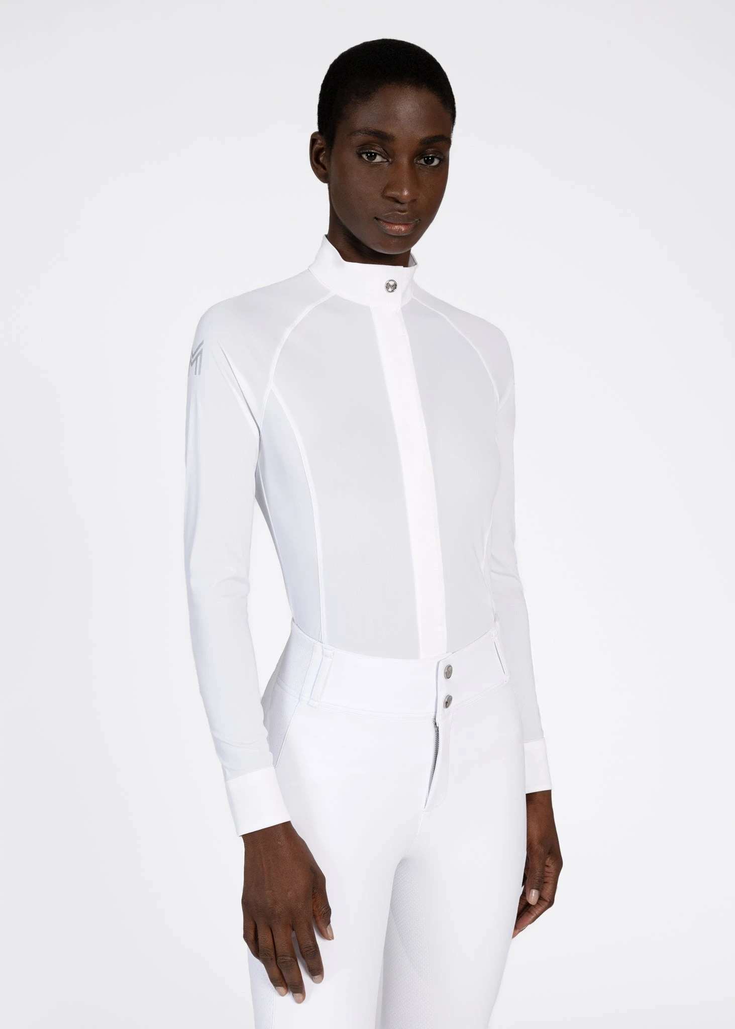 Maximilian Aira Long Sleeve Show Shirt White 4 Maximilian Aira Long Sleeve Show Shirt White - Image 4