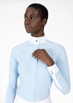 Maximilian Aira Long Sleeve Show Shirt Aqua 5 Maximilian Aira Long Sleeve Show Shirt Aqua -Maximilian Store IMG 2200