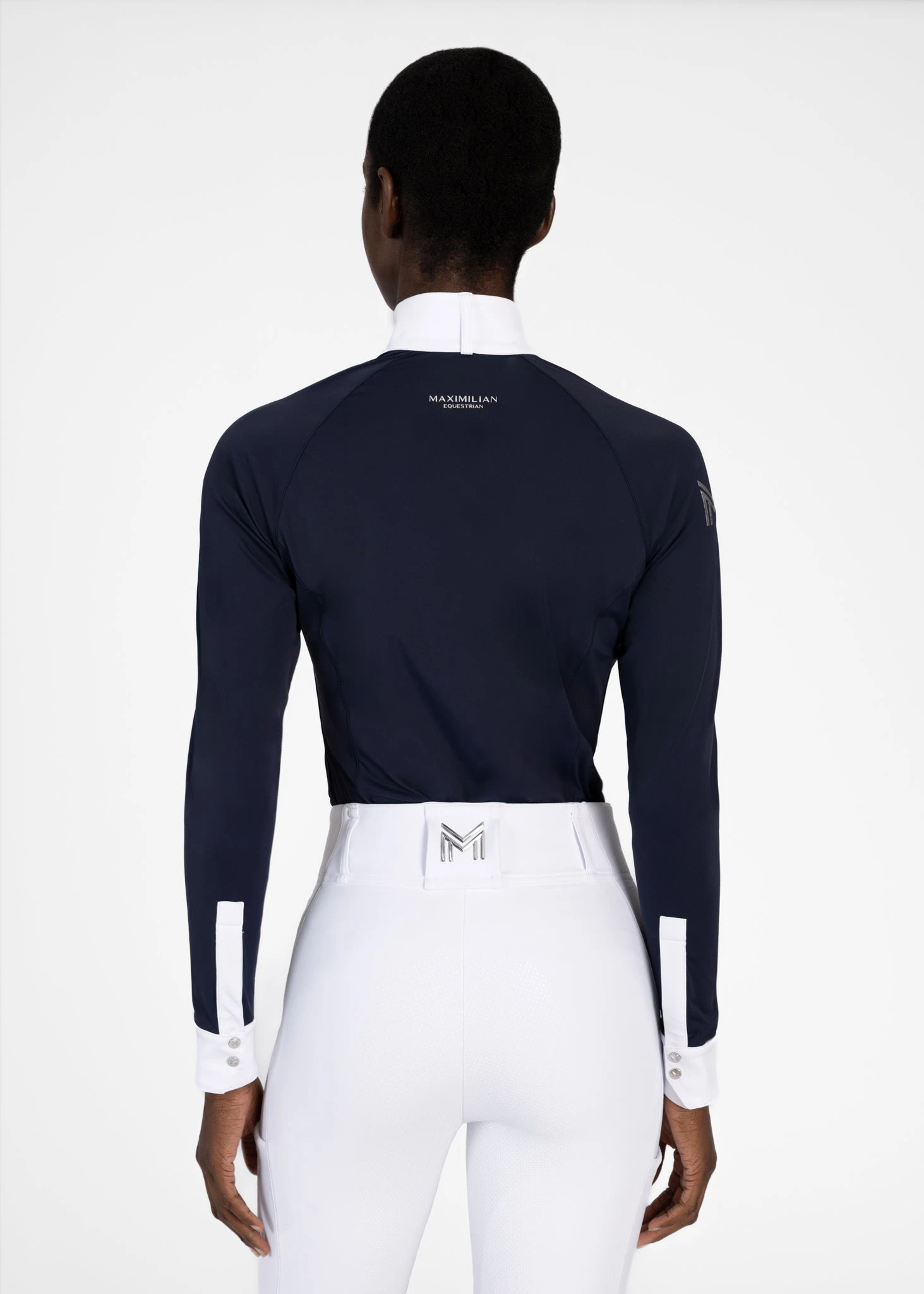 Maximilian Aira Long Sleeve Show Shirt Navy 2 Maximilian Aira Long Sleeve Show Shirt Navy - Image 2