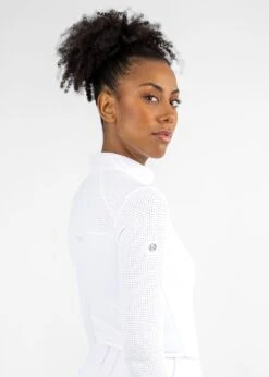 Maximilian Air Long Sleeve Show Shirt White -Maximilian Store IMG 2204