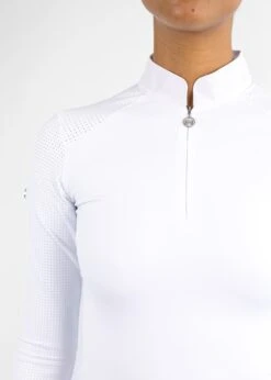 Maximilian Air Long Sleeve Show Shirt White -Maximilian Store IMG 2205