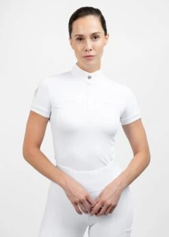 Maximilian Era Short Sleeve Show Shirt White