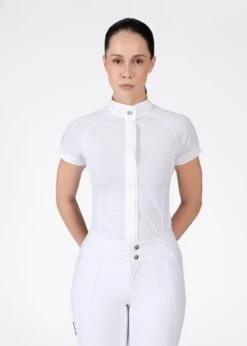 Maximilian Aira Short Sleeve Show Shirt White