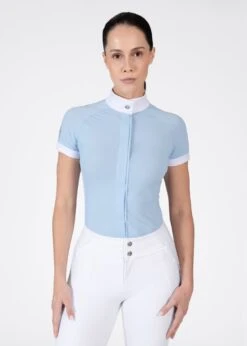 Maximilian Aira Short Sleeve Show Shirt Aqua