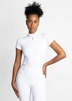 Maximilian Air Short Sleeve Show Shirt White