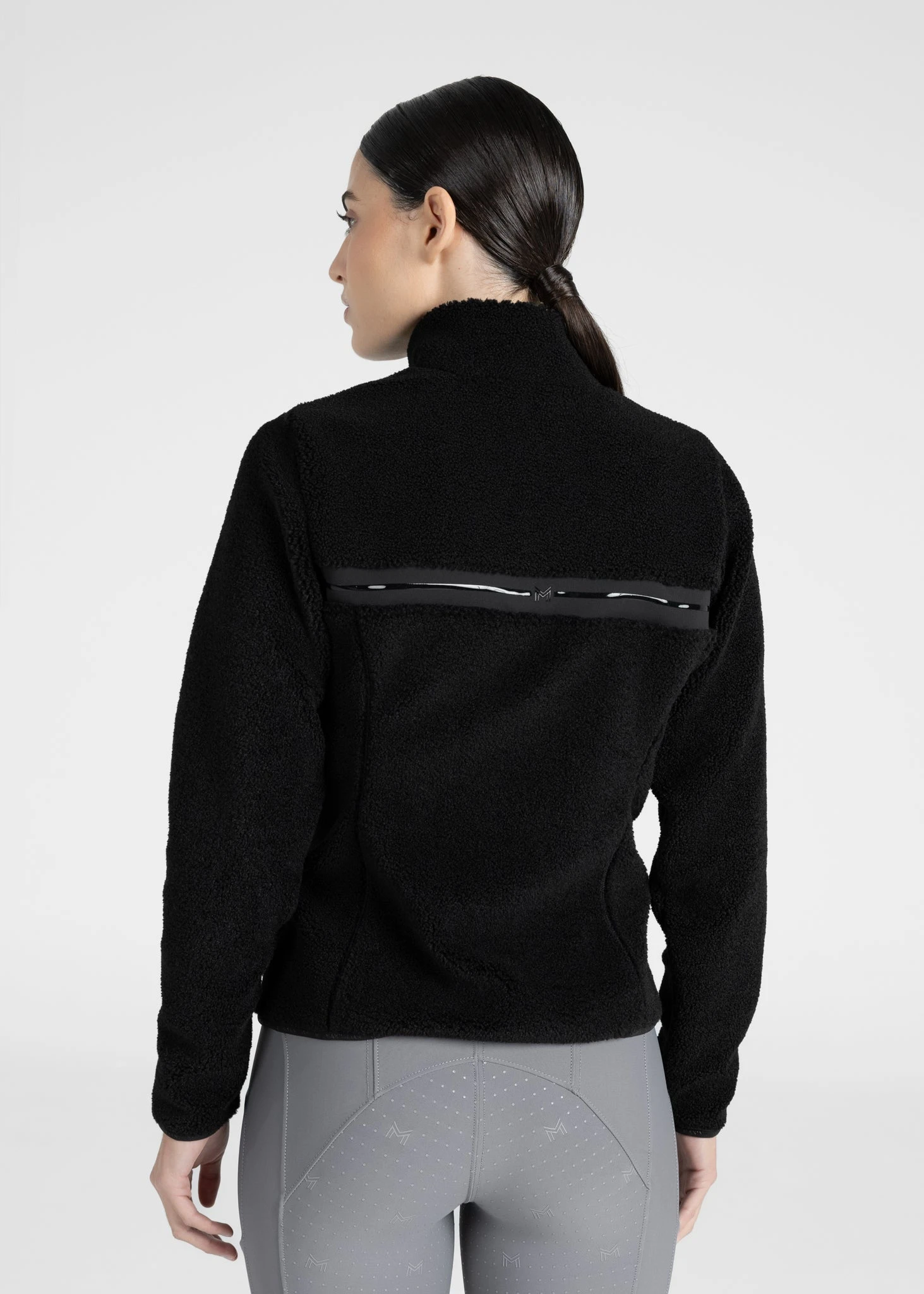 Maximilian Ciara Teddy Jacket Black 2 Maximilian Ciara Teddy Jacket Black - Image 2