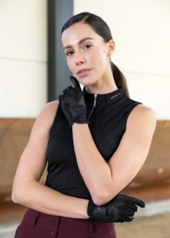 Maximilian Ava Riding Gloves Black -Maximilian Store IMG 2332