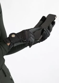 Maximilian Max Riding Gloves Black/Grey -Maximilian Store IMG 2376
