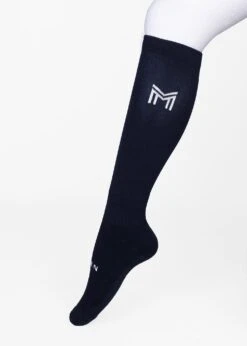 Maximilian Flag Riding Socks Navy