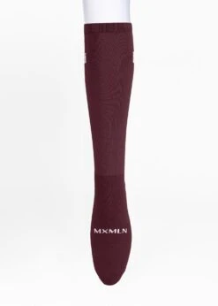 Maximilian Flag Riding Socks Burgundy -Maximilian Store IMG 2431