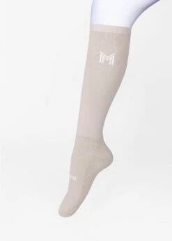 Maximilian Flag Riding Socks Beige