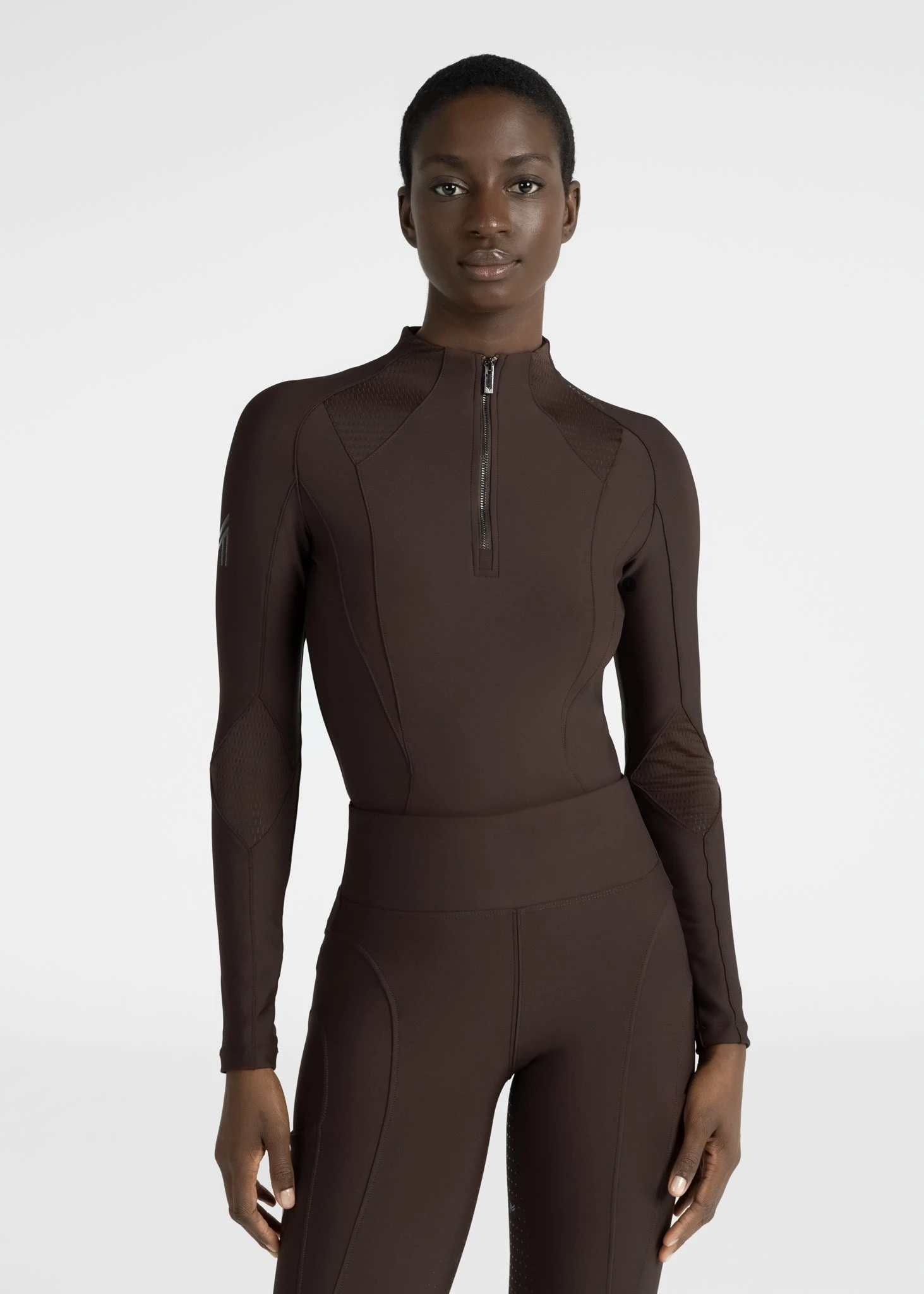 Maximilian Frame Long Sleeve Base Layer Chocolate 1 Maximilian Frame Long Sleeve Base Layer Chocolate