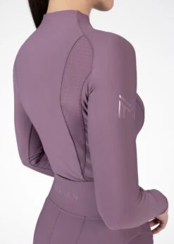 Maximilian Frame Long Sleeve Base Layer Plum -Maximilian Store IMG 2505