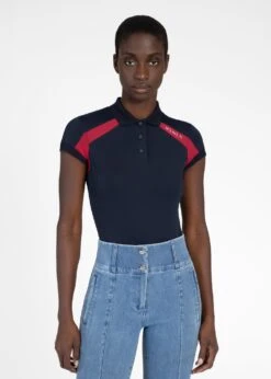 Maximilian Aveen Polo Shirt Navy/Red