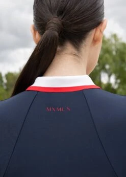 Maximilian Concept Short Sleeve Polo Shirt Navy -Maximilian Store IMG 2592